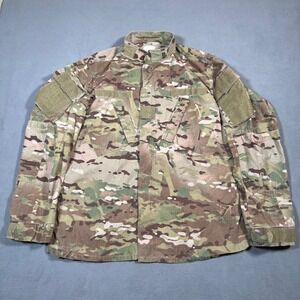 US Army OCP Multicam ACU Combat Coat Jacket Large Long FR Flame Resistant Camo‎